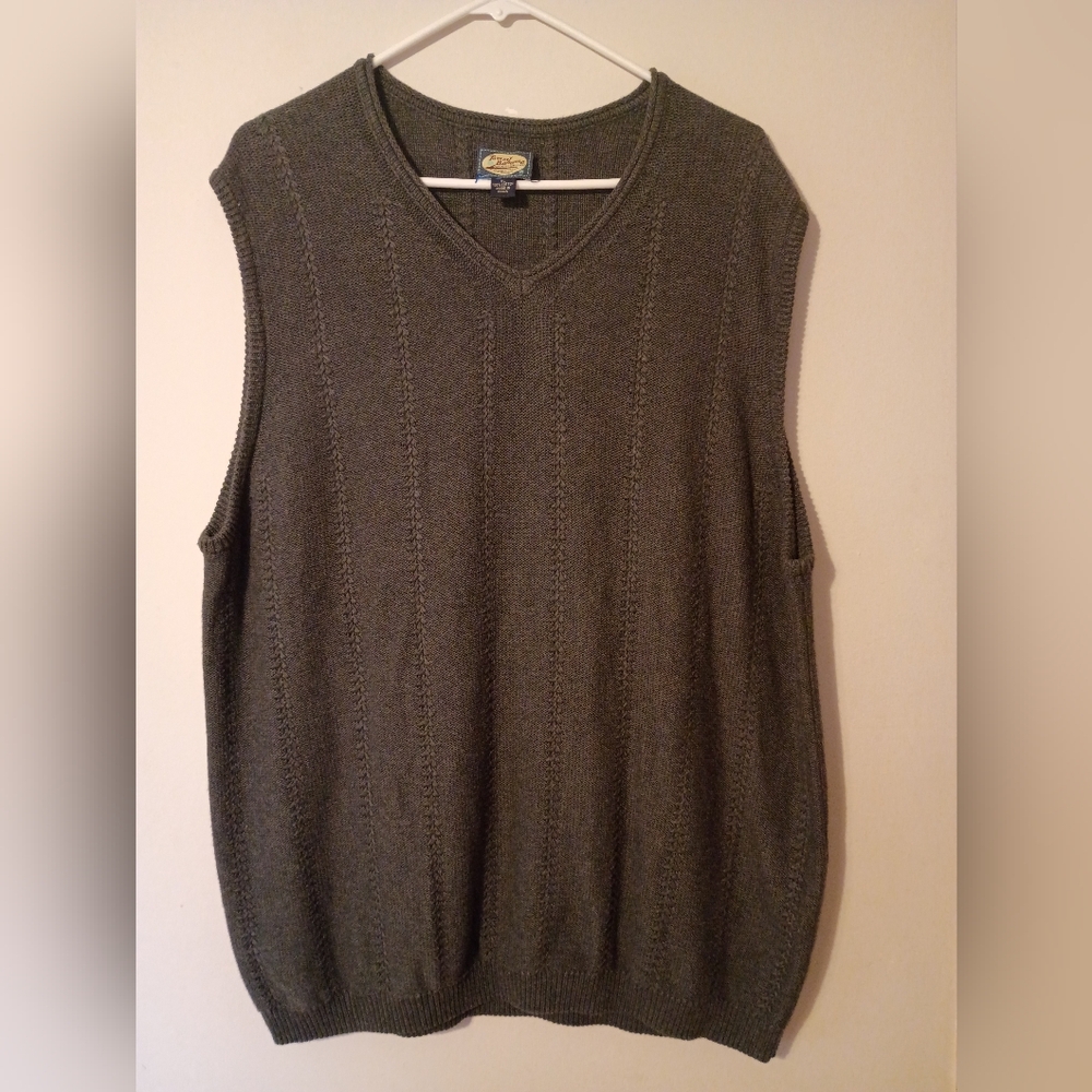 Tommy Bahama Olive Green Men's Sweater Vest
